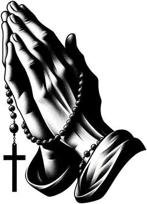 Prayer Gesture Temporary Tattoos Unique Tattoo Hands Party Favors For Kids Fake Face Tattoos 6 Pcs3.7 x 3.7 inches