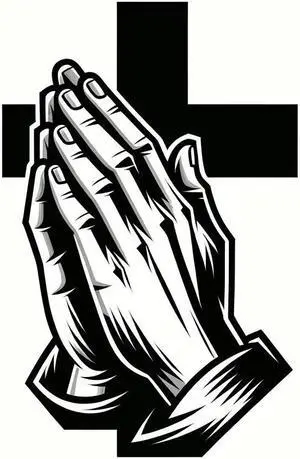 Prayer Gesture Cross Temporary Tattoos Unique Tattoo Hands Party Favors For Kids Fake Face Tattoos 6 Pcs3.7 x 3.7 inches