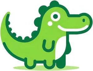 Cute Crocodiles Design Temporary Tattoos Unique Tattoo Hands Party Favors For Kids Fake Face Tattoos 6 Pcs3.7 x 3.7 inches