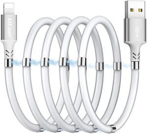 Magnetic Charging Cable,(3FT) Lightning Cable Super Organized Charging Magnetic Absorption Nano Data Cable for Phone 13/12/11 Pro max/XS/XS Max/XR/X/8/8 Plus/7/7 Plus/6s/6s Plus/6/6 Plus/SE 2020/iPad
