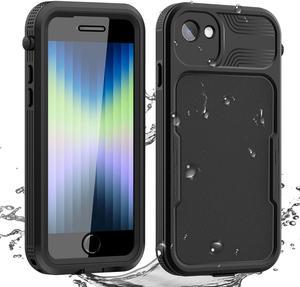 SZYG iPhone SE 2020/2022 Waterproof Case,iPhone 7/8 Waterproof Case, Built-in Screen Protector Full Body Heavy Duty Shockproof IP68 Waterproof Case for iPhone SE 2022/2020/7/8 4.7 inch