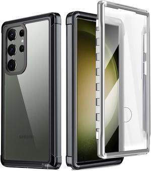SZYG Case for Samsung Galaxy S23 Ultra 5G 6.8 inch, Built-in Screen Protector Work with Fingerprint ID, Full Body Rugged Shockproof Protective Cover Case