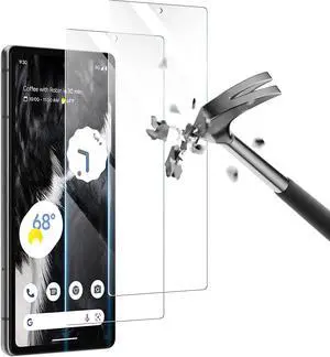 SZYG [2Pack] Glass Screen Protector for Google Pixel 7, 9H Tempered Glass, Ultrasonic Fingerprint Compatible,HD Clear Case Friendly for Google Pixel 7 5G Glass Screen Protector.