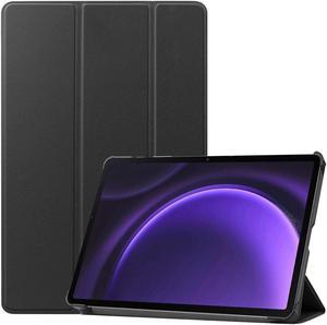 Case for Samsung Galaxy Tab S9+ Plus/Tab S9 FE+ Plus Tablet Case Folio PU Leather Tri-Fold Stand Smart Protective Cover for Galaxy Tab S9+/S9 FE+ 12.4 inch SM-X810/SM-X816B/SM-X818U/SM-X616B 2023.
