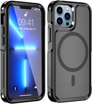 SZYG for iPhone 13 Pro Max Case, Compatible with MagSafe, Heavy Duty Shockproof Rugged Military-Grade Protection, Magnetic Phone Case for iPhone 13 Pro Max 6.7 Inch 2021.