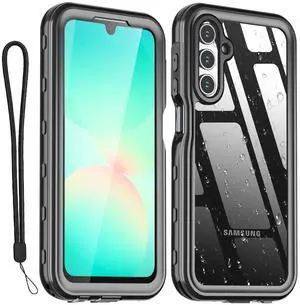 SZYG for Samsung Galaxy A26 5G Waterproof Case Built-in Screen Protector - Rugged Full Body Protection IP68 Waterproof Underwater Dustproof Shockproof Drop Proof Heavy Duty Military Protective Cover