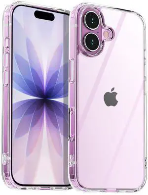 SZYG Clear Case for Apple iPhone 17 Slim Phone Cover Shockproof Heavy Duty Bumper Back Protection Anti-yellowing Case for iPhone 17 6.1 Inch 2025