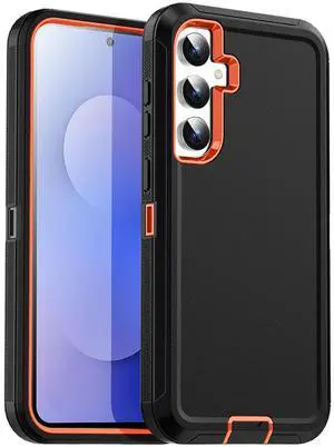 SZYG Case for Samsung Galaxy S25 FE 5G Shockproof Heavy Duty 3 in 1 Military Grade Drop Protection Rugged Protective Cover For Galaxy S25 FE 6.7 Inch 2025