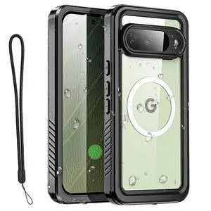SZYG IP68 Waterproof Case for Google Pixel 11 Pro Underwater MagSafe Magnetic Shockproof Heavy Duty Cover Built-in Screen Protector Drop Protection For Pixel 11 Pro 6.3 in 2026 SZYG IP68 Waterproof Case for Google Pixel 11 Pro Underwater MagSafe Magnetic Shockproof Heavy Duty Cover Built-in Screen Protector Drop Protection For Pixel 11 Pro 6.3 in 2026