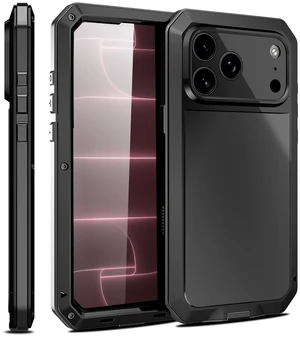 SZYG Metal Case for Apple iPhone 18 Pro Max Hard Rugged Shockproof Heavy Duty Cover Built-in Glass Screen Protector Aluminum Military Drop Protection For iPhone 18 Pro Max 6.9 inch 2026 Black SZYG Metal Case for Apple iPhone 18 Pro Max Hard Rugged Shockproof Heavy Duty Cover Built-in Glass Screen Protector Aluminum Military Drop Protection For iPhone 18 Pro Max 6.9 inch 2026 Black