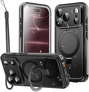 SZYG IP68 Waterproof Case for Apple iPhone 18 Pro Max Underwater MagSafe Magnetic Shockproof Heavy Duty Rotating Kickstand Ring Holder Cover Full Body Drop Protection Case For iPhone 18 Pro Max 6.9 in SZYG IP68 Waterproof Case for Apple iPhone 18 Pro Max Underwater MagSafe Magnetic Shockproof Heavy Duty Rotating Kickstand Ring Holder Cover Full Body Drop Protection Case For iPhone 18 Pro Max 6.9 in