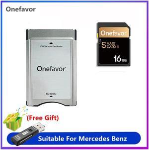 Promotion onefavor 16GB SD SDHC Card UI PROFESSIONAL 90MB/S With SD SDHC Card Adapter Converter For Mercedes Benz