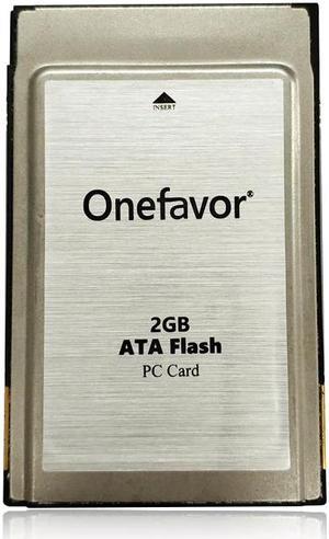Onefavor 2GB ATA Industrial Flash Card 2G PCMCIA PC Card Memory Card PCMCIA ATA Flash Card PC Memory 68Pins Second-hand
