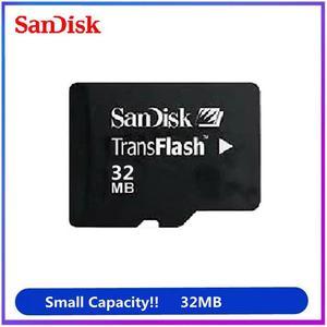 Original!! lot Sandisk 32MB  Micro SD Card Standard Flash Card Memory Microsd TF Card(Bulk bare card wholesale) and With SD Adapter
