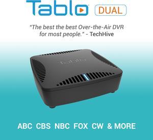 Tablo Dual LITE [TDNS2B-01-CN] Over-The-Air [OTA] Digital Video Recorder [DVR] for Cord Cutters - with WiFi, and Live TV Streaming - Black