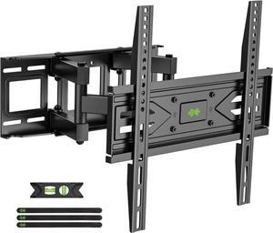 USX MOUNT Full Motion TV Wall Mount for Most 32-70 inch TVs up to 99 lbs, Wall Mount TV Bracket with Dual Articulating Arms, Swivel, Tilt, Max VESA 400x400mm, TV Mount Fits 12/16 Wood Studs