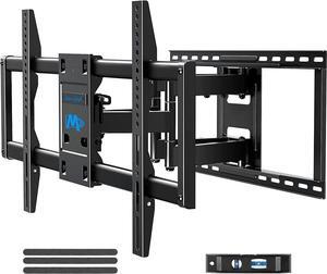 TV Wall Mount TV Bracket for Most 42-90 Inch TV, UL Listed Full Motion TV Mount with Articulating Arms, Max VESA 800x400mm 132 lbs. Loading, Fits 16", 18", 24" Studs MD2298-XL