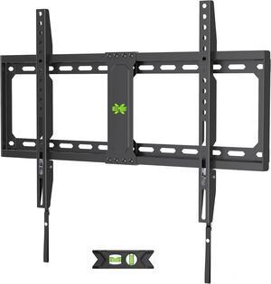 USX MOUNT Fixed TV Wall Mount, Low Profile TV Mount for Most 37-86 Inch Flat Screen TVs, Max VESA 600x400mm Wall Mount TV Bracket Holds up to 132 lbs, Fits 16"/18"/24" Wood Studs, Quick Release Lock