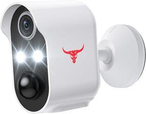 1080P Outdoor Security Camera Wireless, AI Human Detection, Live View, 2.4G WiFi, Home Security System, Instant Alerts, 2-Way Talk, Cloud Storage, Battery Powered