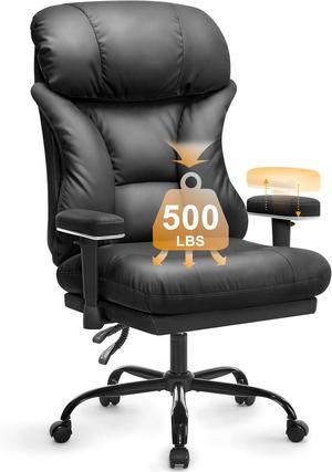 Office Chair,Executive Chair,Ergonomic Big and Tall Chairs 500lbs,Home Office Desk Chairs with Tilt Lock,Comfortable Chair with Adjustable Padded Armrests
