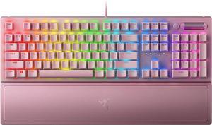 BlackWidow V3 Mechanical Gaming Keyboard: Green Mechanical Switches - Tactile & Clicky - Chroma RGB Lighting - Compact Form Factor - Programmable Macro Functionality - Quartz
