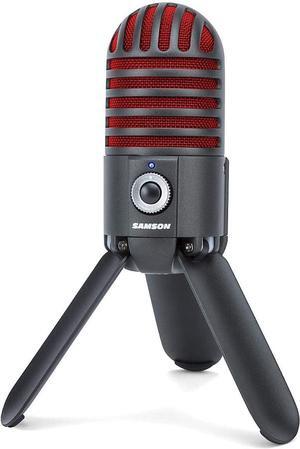 Meteor Mic USB Studio Microphone, Titanium Black/Red - Limited Edition