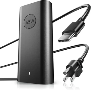 Replacement for Dell Laptop Charger 65W Watt USB Type C AC Power Adapter Replacement for Dell Laptop Charger 65W Watt USB Type C AC Power Adapter