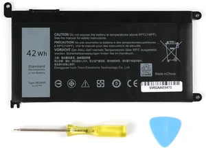 WDX0R Laptop Battery Replacement for Dell Inspiron 13 15 Series 5000 7000 5567 7573 5570 7579 7378 5565 5379 5378 Latitude 3490 3590 3340 3400 3390 3500 3190 Vostro 5468 5568 P69G 3CRH3 WDX0R Laptop Battery Replacement for Dell Inspiron 13 15 Series 5000 7000 5567 7573 5570 7579 7378 5565 5379 5378 Latitude 3490 3590 3340 3400 3390 3500 3190 Vostro 5468 5568 P69G 3CRH3