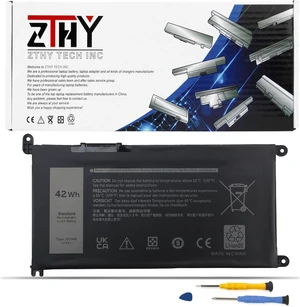 ZTHY Laptop Battery Replacement for Dell Chromebook 3400 3100 2-in-1 5488 5493 5593 Series 0 7MT0R 16DPH 65N6H 7T0D3 07GDY DN33X RDNP5 11.4V 42Wh 3Cell ZTHY Laptop Battery Replacement for Dell Chromebook 3400 3100 2-in-1 5488 5493 5593 Series 0 7MT0R 16DPH 65N6H 7T0D3 07GDY DN33X RDNP5 11.4V 42Wh 3Cell
