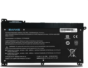 BI03XL Battery ON03XL for HP Stream 14-CB 14-AX 14-DS 843537-541 844203-850 BI03XL Battery ON03XL for HP Stream 14-CB 14-AX 14-DS 843537-541 844203-850