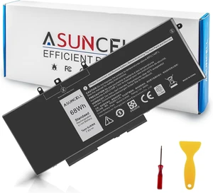 GJKNX 68WH 7.6V Battery Replacement For Dell Latitude 5480 5580 5490 5491 5580 5590 5591 5280 5288 5488 5491 5495 E5480 E5580 E5490 E5590 Precision 3520 3530 Series GD1JP 0GD1JP DY9NT 5YHR4 451-BBZG GJKNX 68WH 7.6V Battery Replacement For Dell Latitude 5480 5580 5490 5491 5580 5590 5591 5280 5288 5488 5491 5495 E5480 E5580 E5490 E5590 Precision 3520 3530 Series GD1JP 0GD1JP DY9NT 5YHR4 451-BBZG
