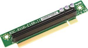 Compatible with Supermicro RSC-R1UG-E16R+II 1U GPU Right-Side Passive Riser Card - 1x PCI-E X16 Signal And 1x PCI-E X16 Output