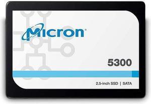 Micron MTFDDAK1T9TDS-1AW1ZABYY Hard Drive SSD 1.92TB 2.5in, SATA, 6Gb/S, 3D TLC NAND, 1.5DWPD - 5300 PRO Series