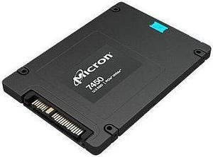 Micron MTFDKCB7T6TFR-1BC1ZABYY Hard Drive 7.6TB SSD NVMe PCIe Gen4 U.3 7mm Non-SED - 7450 PRO Series