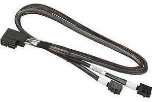 SMC CBL-SAST-0670 Internal RA 2x MiniSAS HD To 2x MiniSAS