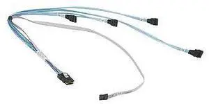 SMC CBL-0188L-02 Internal MiniSAS Breakout Cables Connector: MiniSAS (SFF-8087) To SATA, 64/54/44/34/64 Cm - RoHS And REACH Compliant