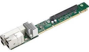 AOC-URG4N4-I4XTS Ultra Riser Card 1U With 2-Port 10GBase-T RJ45 & 2-Port 10G SFP+