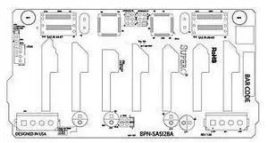 BPN-SAS-I28A HDD Backplane Support SAS/SATA HDD
