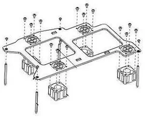 FAN-0154L4-1 Memory Cooling Fan Module Kit Compatible With X13 Workstation