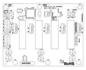 BPN-SAS-842TQ 4U SAS Backplane F/ 5x3.5in SAS/SATA HDD