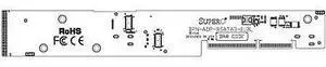 BPN-ADP-8SATA3-1UBL Backplane 8-Port SATA3 Left 1U Adapter Card For BigTwin