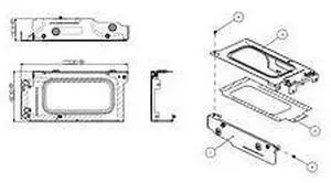 MCP-240-21404-0N 2U Riser Cage For FIO Chassis GT214