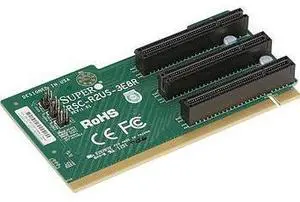 RSC-R2US-3E8R 2U Standard Left-Side Passive Riser Card - 3x PCI-E X8 Signal And 3x PCI-E X8 Output