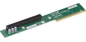 RSC-R1UG-E16AR+II 1U Right Hand Side Riser Card - Passive, PCI-E X16 To PCI-E X16, Gen2 Support, Gen3 Support, GPU Support, Auto Detect