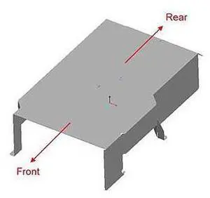 MCP-310-82708-0B Mylar Air Shroud Support 2U Chassis SC827HD Series For Heatsink