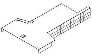 MCP-310-11602-0B Mylar Air Shroud Support 1U Chassis SC116U With X11 24DIMM Right Side