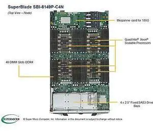 SBI-8149P-C4N Blade Barebone Quad Processor