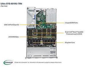SYS-6019U-TR4 1U Barebone Dual Processor