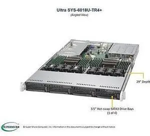 SYS-6018U-TR4+ 1U Barebone Dual Processor