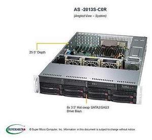AS-2013S-C0R 2U Barebone Single Processor